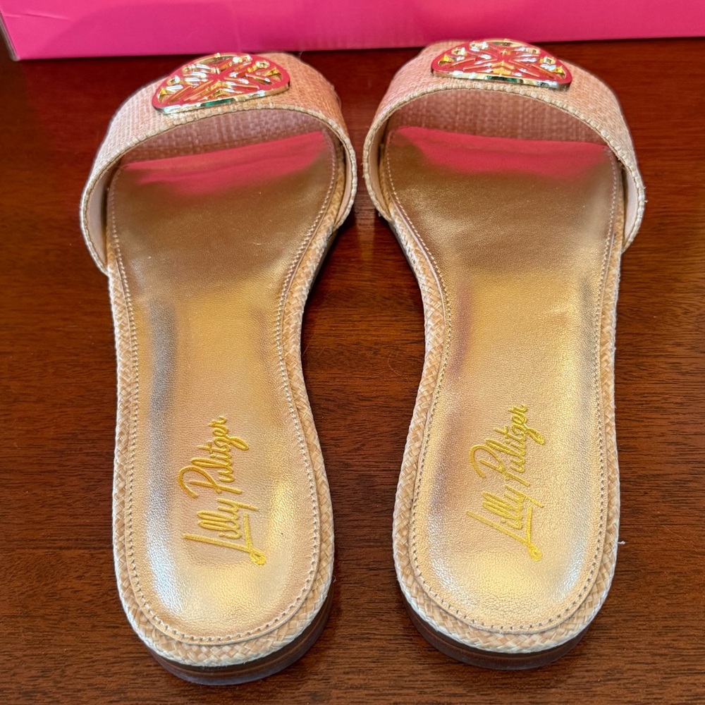 Lilly Pulitzer Nessa Slide Natural - Picture 8 of 11